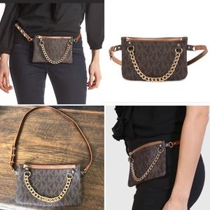 Michael Kors Pull Chain Belt Bag